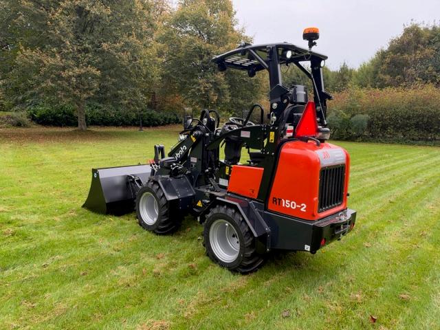 Kubota RT150-2 minilæsser med knækstyring og 4-hjulstræk