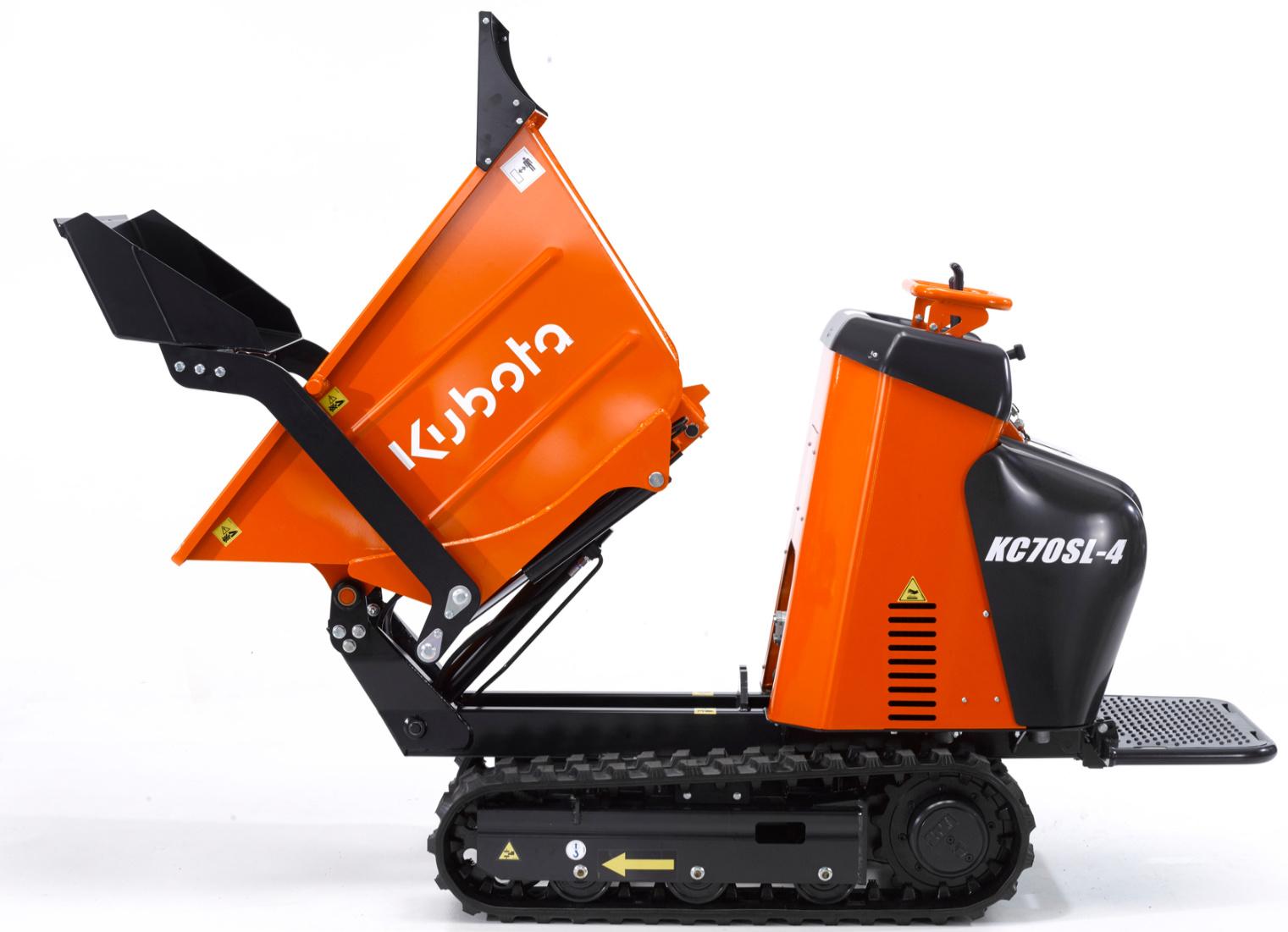 Kubota KC 70 SL-4 P dumper med selvlæsser